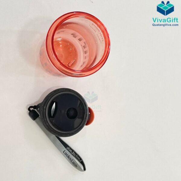 Bình Nước Nhựa BPA Free LocknLock 550ml/650ml Có Ống Hút