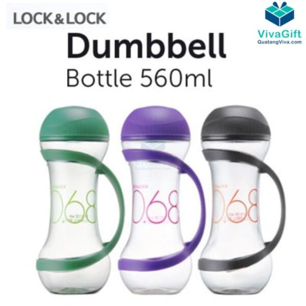 Bình Nước Nhựa PP LocknLock Dumbbell 560ml HAP505