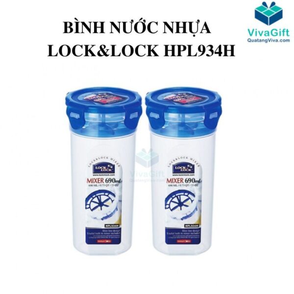 Bình Nước Nhựa PP LocknLock Mixer One Touch 690ml In Logo