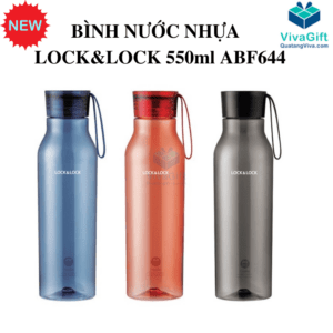 Bình Nước Nhựa Tritan Lock&Lock Eco 550ml ABF644 In Logo
