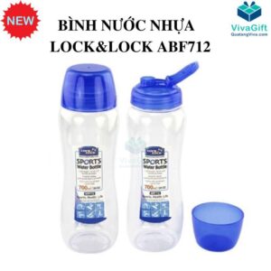 Bình Nước Nhựa Tritan Thể Thao LocknLock 700ml ABF712