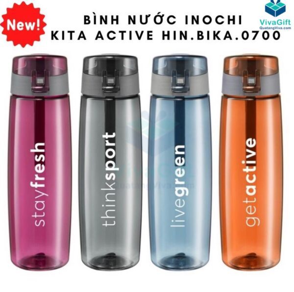 Bình Nước Thể Thao Inochi Kita Active 700ml HIN.BIKA.0700