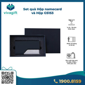 Bộ Quà Tặng Hộp Đựng NameCard  + Hộp GS153