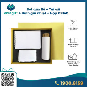 Set Quà Tặng Bình LocknLock + Túi + Sổ GS140