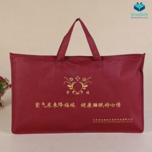 Túi Vải Không Dệt Đựng Chăn Gối TKD112 Có Dây Kéo