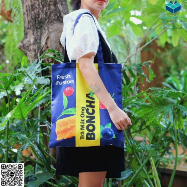 Túi Canvas Có Nút Bấm Nhựa Boncha TVC012-1 - Hình ảnh 6