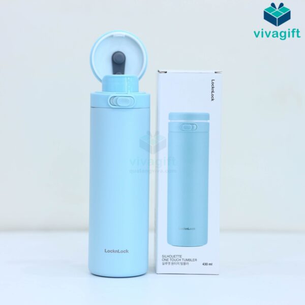 Bình Giữ Nhiệt LocknLock 430ml LHC3274 Silhouette One Touch - Hình ảnh 3