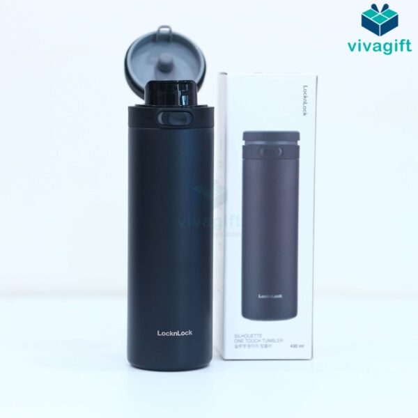 Bình Giữ Nhiệt LocknLock 430ml LHC3274 Silhouette One Touch - Hình ảnh 10