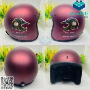 Mũ Bảo Hiểm 3/4 Đầu Không Kính BH016-5