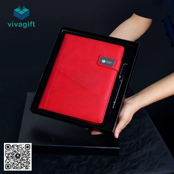 Giftset Sổ Tay Đa Năng Kèm Sạc Dự Phòng, USB Và Bút Kim Loại GS158 - Hình ảnh 9