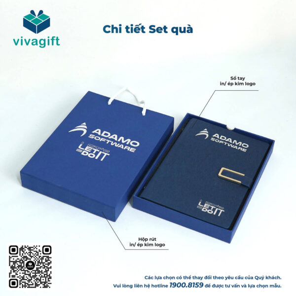 Giftset Sổ Tay Và Hộp Quà Tặng GS162 3