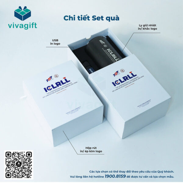 Set Quà Tặng USB+ Ly Giữ Nhiệt GS163 2