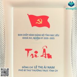 Bảng Vinh Danh Gỗ Đồng Tri Ân BVD-102 – Quatangviva.com