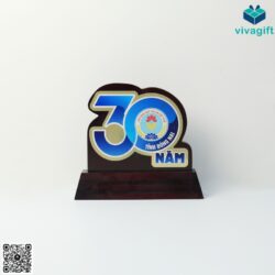 Kỷ Niệm Chương Gỗ Đồng Số 30 Năm KN-D306 – Quatangviva.com