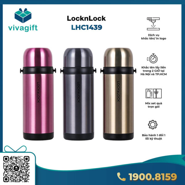 Bình Giữ Nhiệt Lock&Lock 1.000ml – LHC1439 Easy Take 6