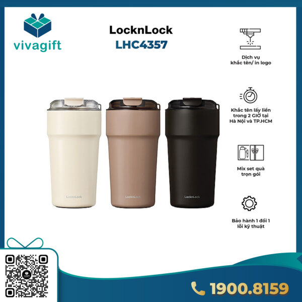 Ly Giữ Nhiệt LocknLock Inox 304 500ml Metro Cafe Tumbler LHC4357 1