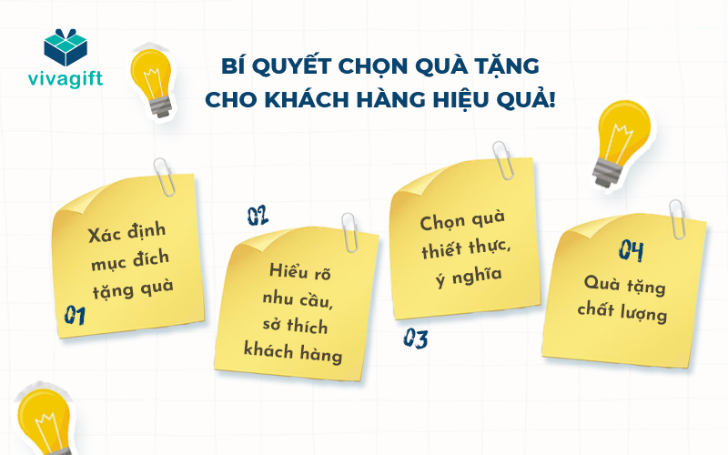 Bí quyết lựa chọn quà tặng cho khách hàng ý nghĩa, thiết thực