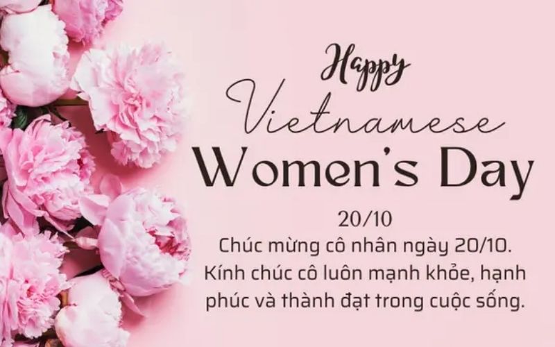 Tham khảo mẫu thiệp 20/10 cho cô giáo chân thành, ý nghĩa