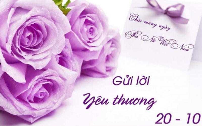 Mẫu thiệp chúc mừng ngày 20/10 cho đồng nghiệp nữ