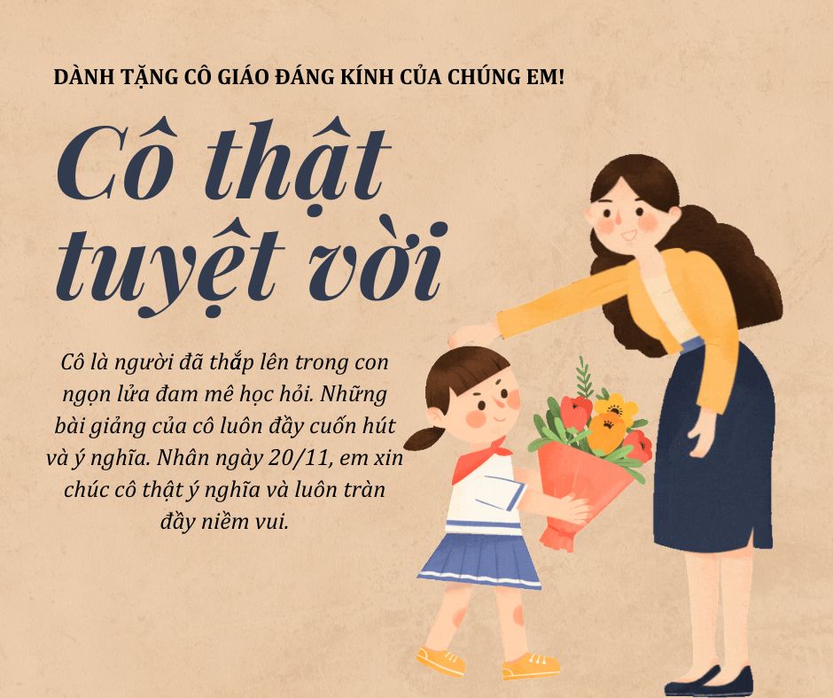 100+ Lời Chúc 20/11 Chân Thành, Gửi Gắm Đến Thầy Cô - Quà tặng Viva