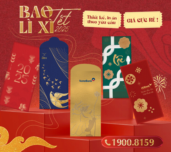 Banner bao lì xì tết