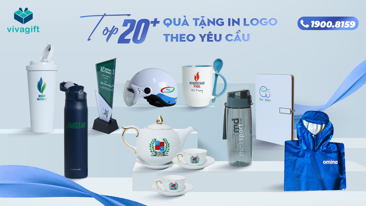 Top 20+ Quà Tặng In Logo Theo Yêu Cầu Ý Nghĩa, Độc Đáo - Quà tặng Viva