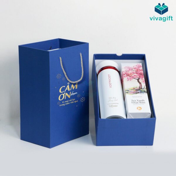 Set Quà Bình Giữ Nhiệt + Hộp Trà GS175 2