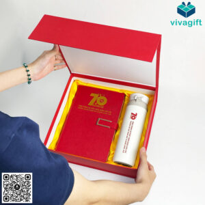 Set Quà Sổ + Bình + Hộp GS183