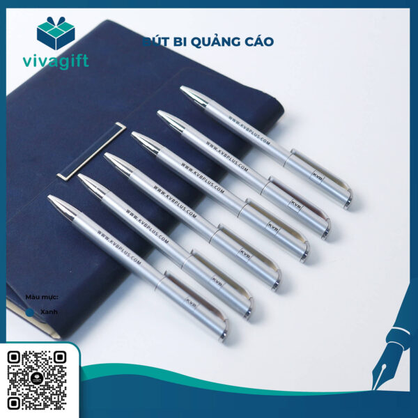 Bút Bi Quảng Cáo In Logo Theo Yêu Cầu Làm Quà Tặng - Quà Tặng Viva