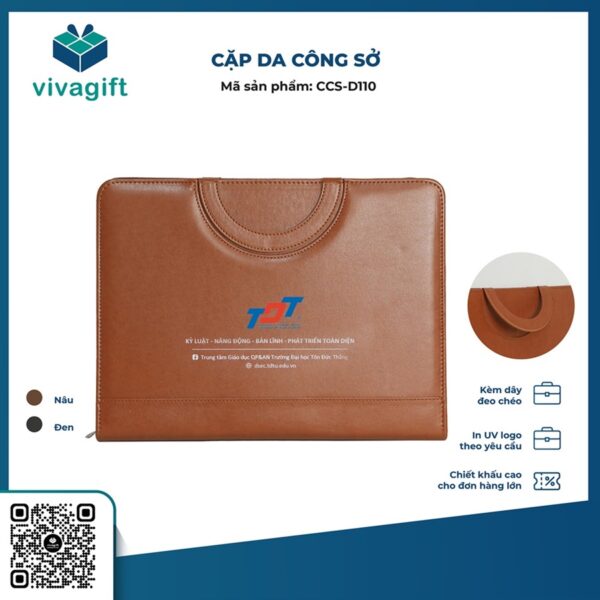 Cặp công sở da CCS-D110 - Quà tặng Viva