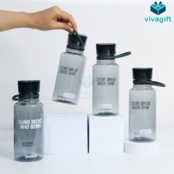 Bình nước nhựa Inochi in logo công ty theo yêu cầu, giá rẻ