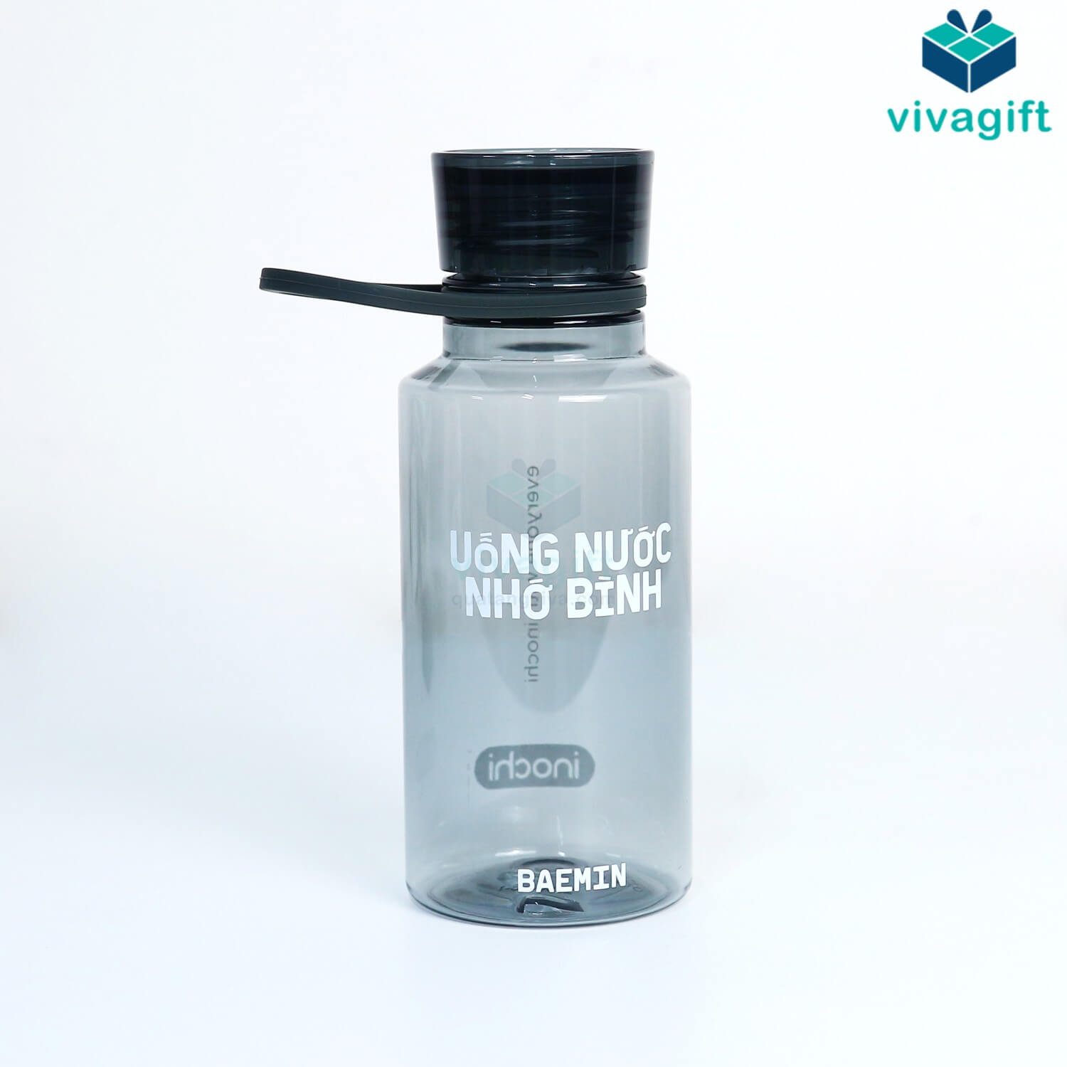 Bình nước nhựa Inochi in logo công ty theo yêu cầu, giá rẻ