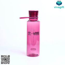 Bình nước nhựa Inochi in logo công ty theo yêu cầu, giá rẻ