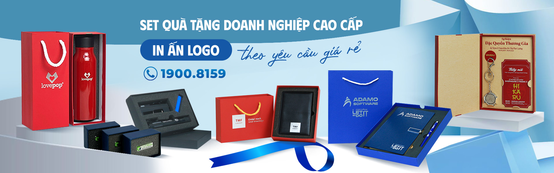 Set quà tặng doanh nghiệp cao cấp - In logo theo yêu cầu, giá tốt