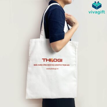 Túi vải in logo, túi vải canvas in logo theo yêu cầu – Quatangviva.com