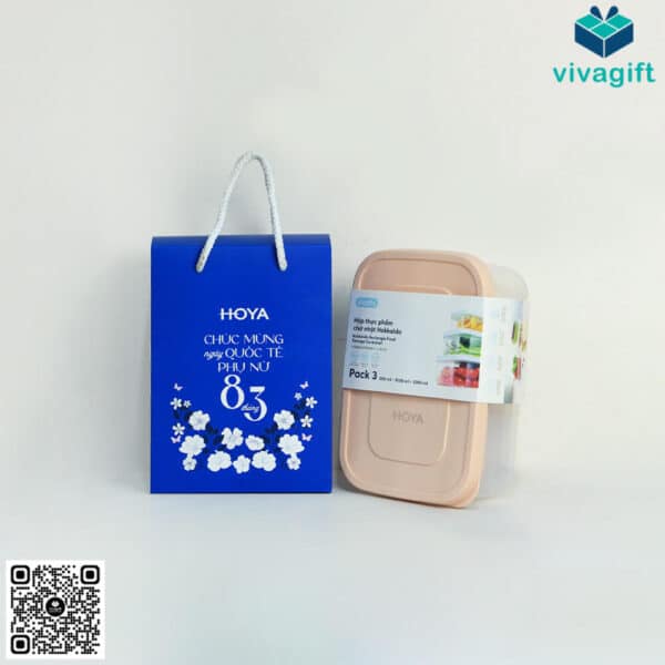 Bộ Quà Tặng Hộp Nắp Cài Đựng Hộp Nhựa GS191