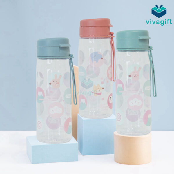 Bình nước nhựa Inochi Kita Fami 350ml - 500ml - 700ml - Hình ảnh 12