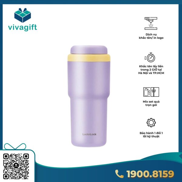 Bình Giữ Nhiệt LocknLock Daily Macaron Tumbler 480Ml LHC3292 - Hình ảnh 9
