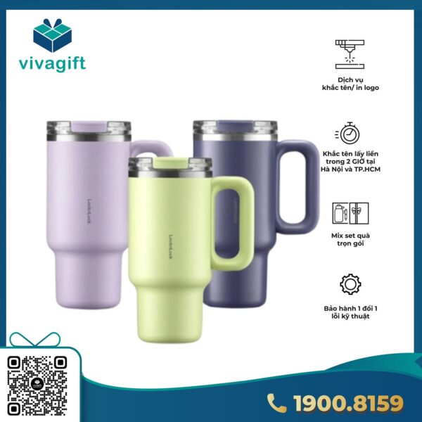 Bình giữ nhiệt LocknLock Balance Grip tay cầm chống trượt, 2 dung tích (900ml-1.2L) LHC4398 - Hình ảnh 5