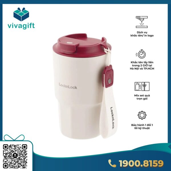 Bình giữ nhiệt LocknLock Vacuum coffee 450ml LHC4340 - Hình ảnh 2