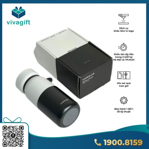Bình giữ nhiệt LocknLock Metro Studio Gradation tumbler 350ml bằng thép không gỉ LHC4362 - Hình ảnh 9