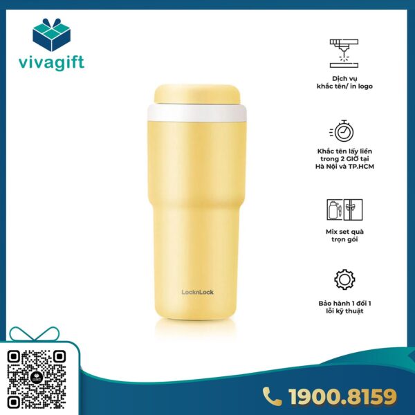 Bình Giữ Nhiệt LocknLock Daily Macaron Tumbler 480Ml LHC3292 - Hình ảnh 8