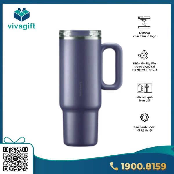 Bình giữ nhiệt LocknLock Balance Grip tay cầm chống trượt, 2 dung tích (900ml-1.2L) LHC4398 - Hình ảnh 4