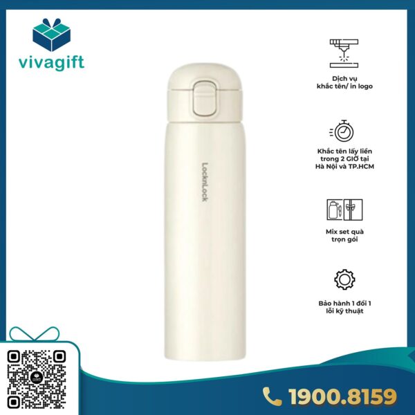 Bình Giữ Nhiệt LocknLock Round One - Touch Tumbler 500Ml LHC3296 - Hình ảnh 7