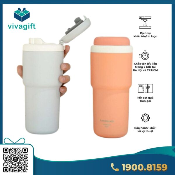 Bình giữ nhiệt LocknLock FIRST TUMBLER TI-480ML LHC3291 - Hình ảnh 5