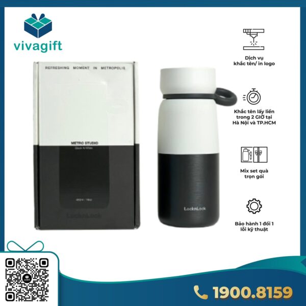 Bình giữ nhiệt LocknLock Metro Studio Gradation tumbler 350ml bằng thép không gỉ LHC4362 - Hình ảnh 8