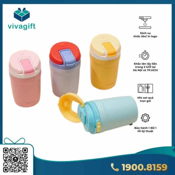 Bình giữ nhiệt LocknLock Dual One Touch Tumbler 320ml LHC3276 - Hình ảnh 3