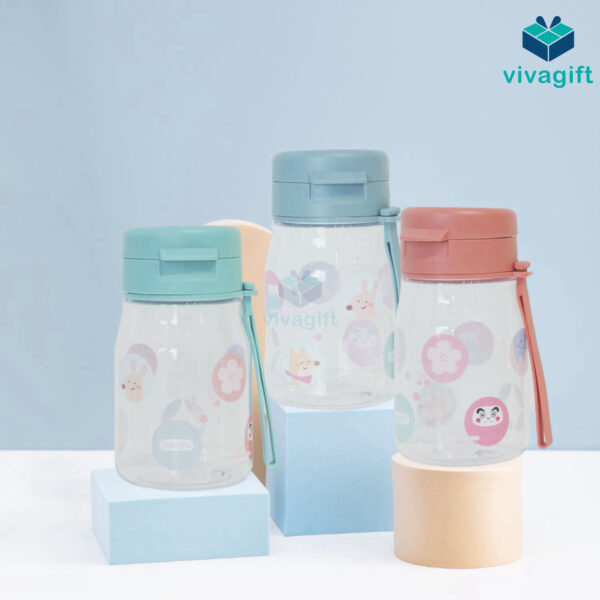 Bình nước nhựa Inochi Kita Fami 350ml - 500ml - 700ml - Hình ảnh 3
