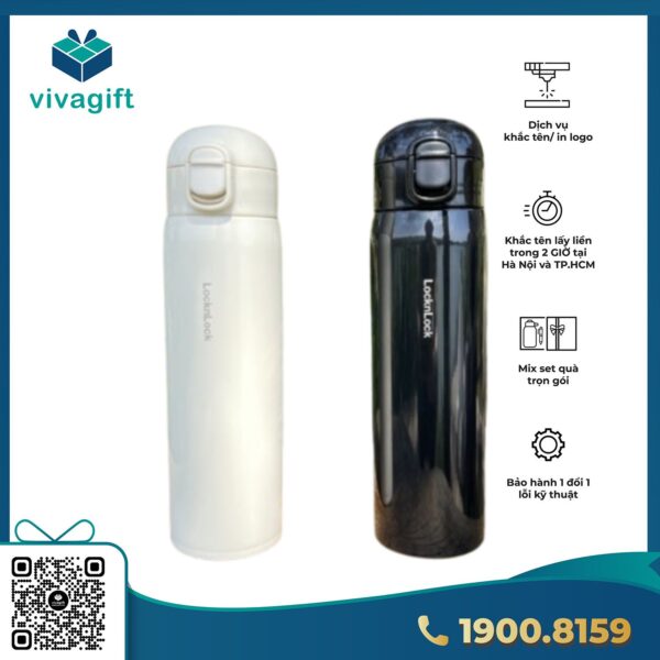 Bình Giữ Nhiệt LocknLock Round One - Touch Tumbler 500Ml LHC3296 - Hình ảnh 6