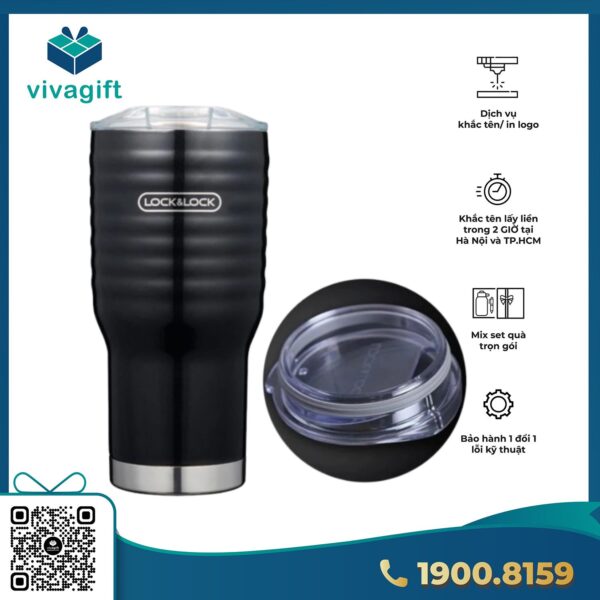 Bình Giữ Nhiệt LocknLock Wave Tumbler 750Ml LHC4148BLK - Hình ảnh 5
